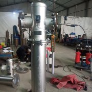 新鄉(xiāng)DN80蒸汽壓縮真空泵碳鋼汽水分離器 除水 旋風式汽水分離器